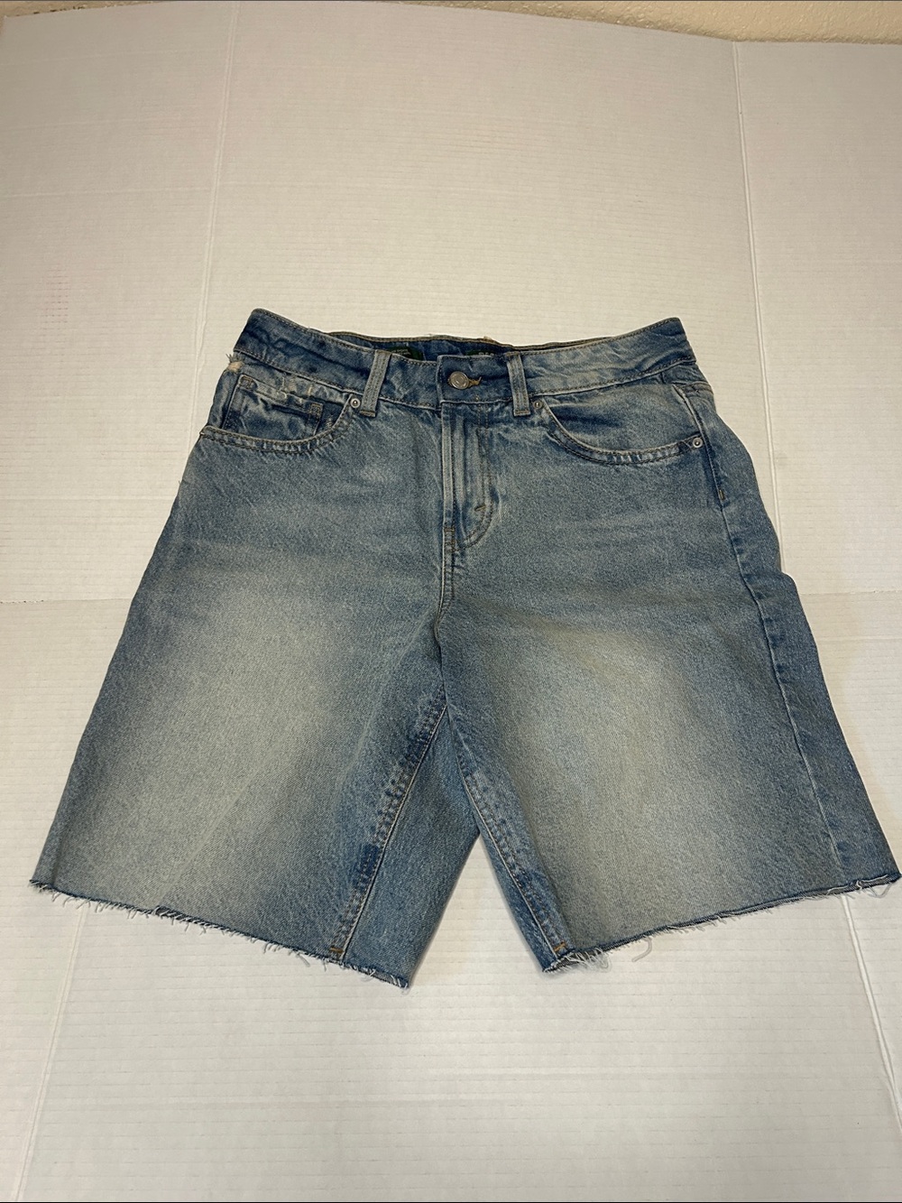 wild fable Sz 6 Blue Denim Jorts with Green Label high rise